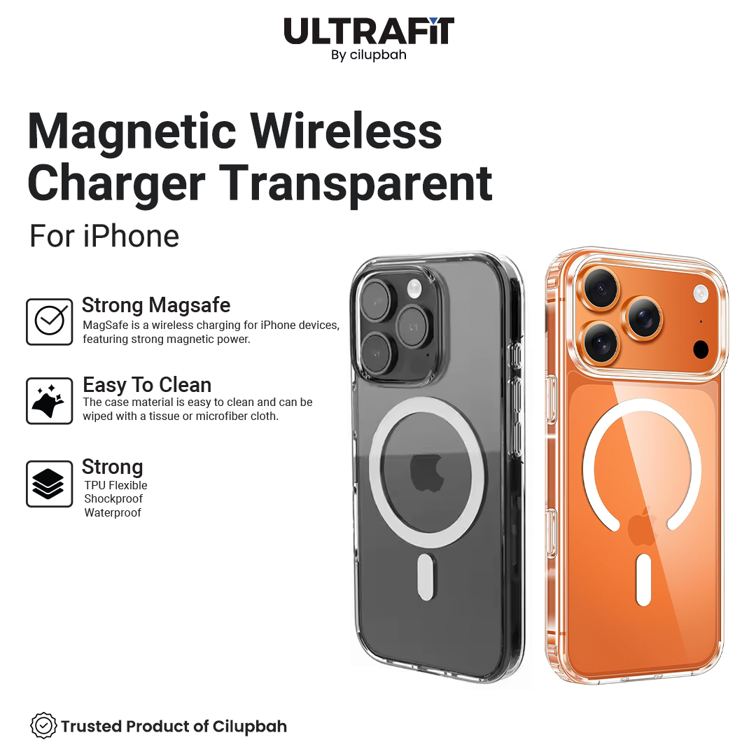 ULTRAFIT Clear Magnetic Strong Magsafe Case for iPhone