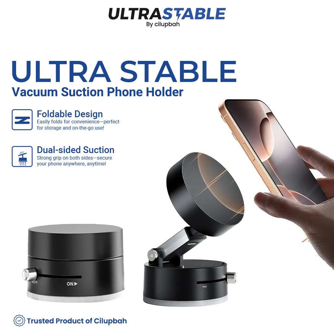 CILUPBAH Ultra Stable Magnetic Phone Holder Vacuum Suction
